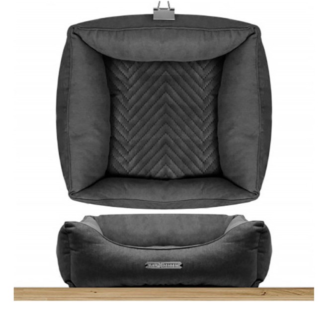 Milk & Pepper Hundesofa Saint Germain Gris 70 cm