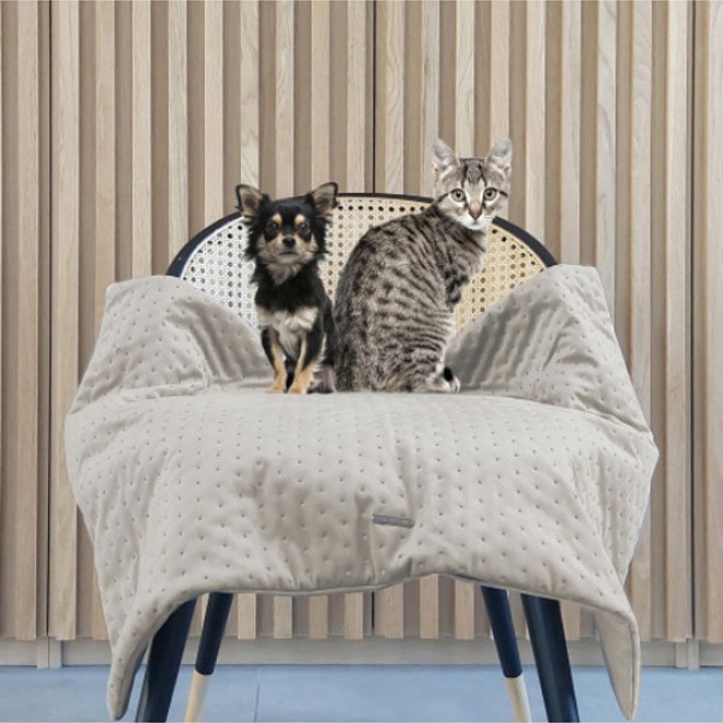 Milk & Pepper Hundedecke OPERA taupe