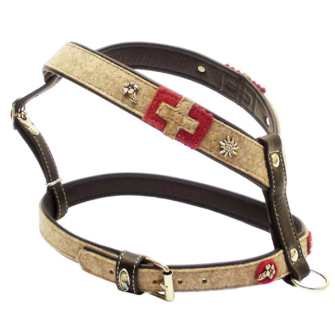 Schweizer Hundegeschirr Zermatt 50 bis 70 cm Bauchgurt