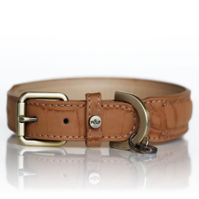 Milk & Pepper Hundehalsband HOGAN camel