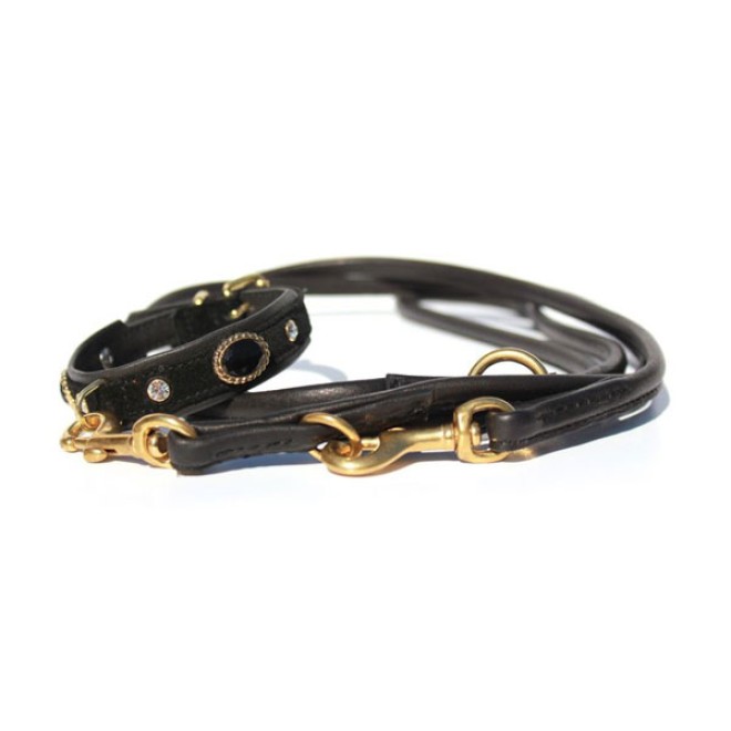 Hundehalsband Maxim schwarz, 33 cm Länge