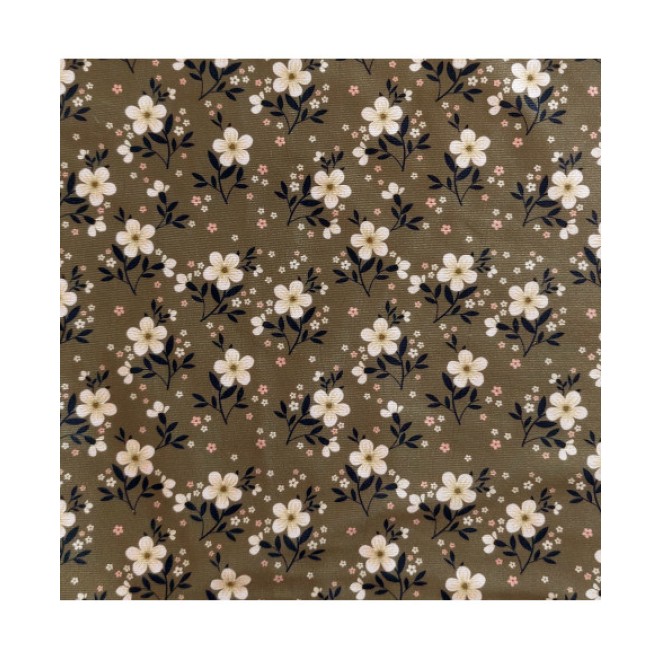 Hundehalstuch KATHY mit floralem Print und Bommel