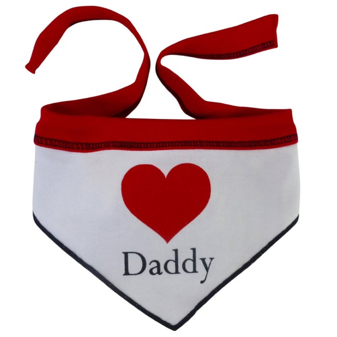 Hundehalstuch I LOVE DADDY