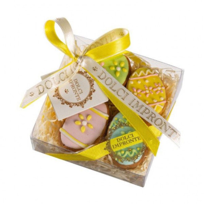 Ostereier-Hundekekse in Geschenkbox