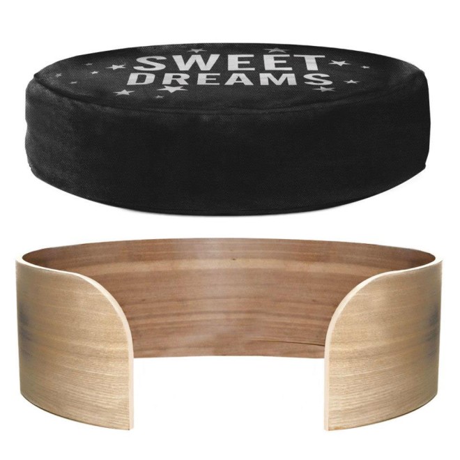 Hundekissen SWEET DREAMS schwarz 50 cm - ANGEBOT