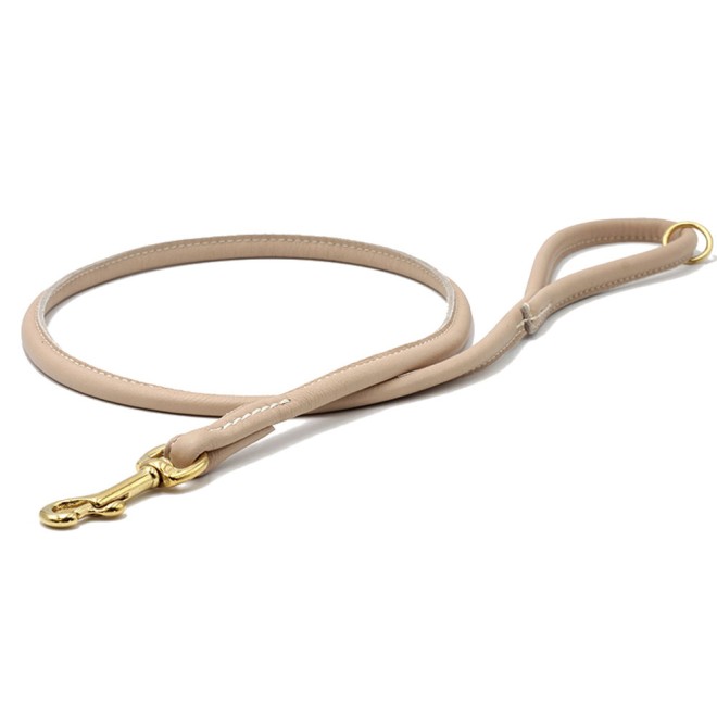 Rundleine Nappaleder elfenbein 120, 200 cm