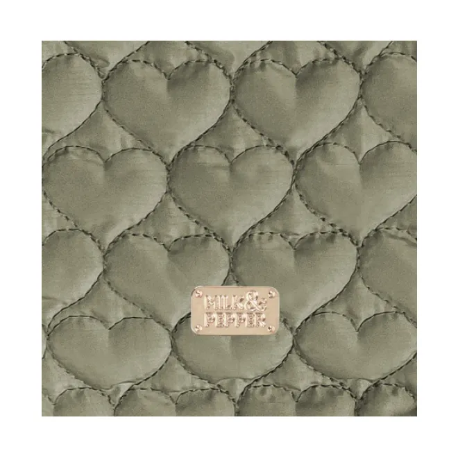 Milk & Pepper Wende-Hundemantel CANDICE mit Kunstfell und Herzen