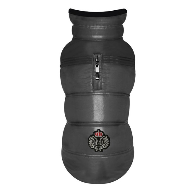 Wasserabweisender Hundemantel Chamonix Grey Milk & Pepper Gr. 34