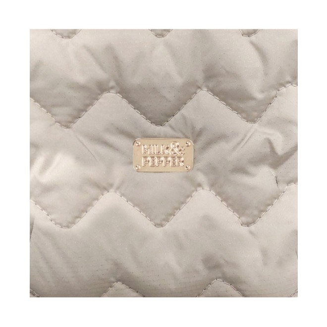 Milk & Pepper Wende-Hundemantel Daria beige/taupe