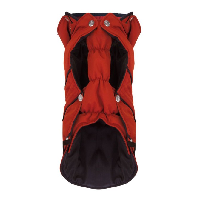 Wasserdichter Hundemantel Champion rot