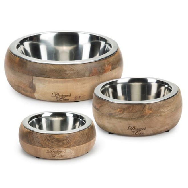 Hundenapf Holz Designed by Lotte in 3 Größen