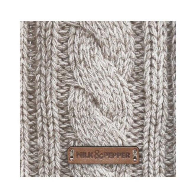 Milk & Pepper Strick-Hundepullover Irish Ecru