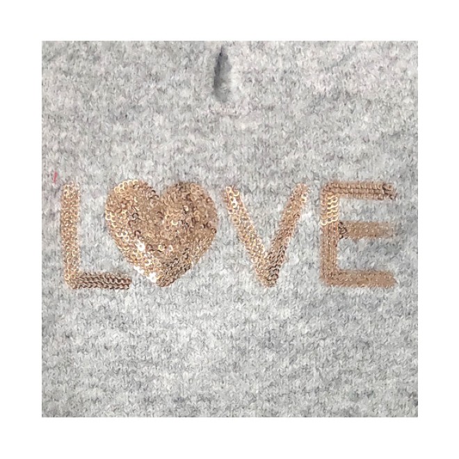 Hundepullover JADE LOVE in grau