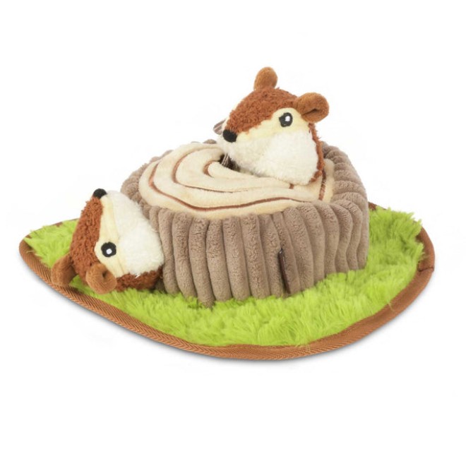 Interaktives Hundespielzeug FOREST FRIENDS CHIPMUNKS