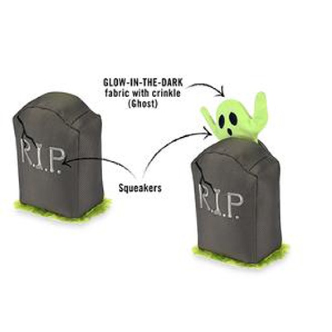 Halloween-Hundespielzeug Grabstein