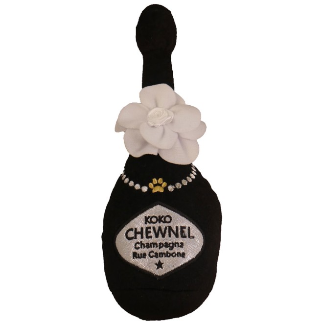 Hundespielzeug Sektflasche Koko