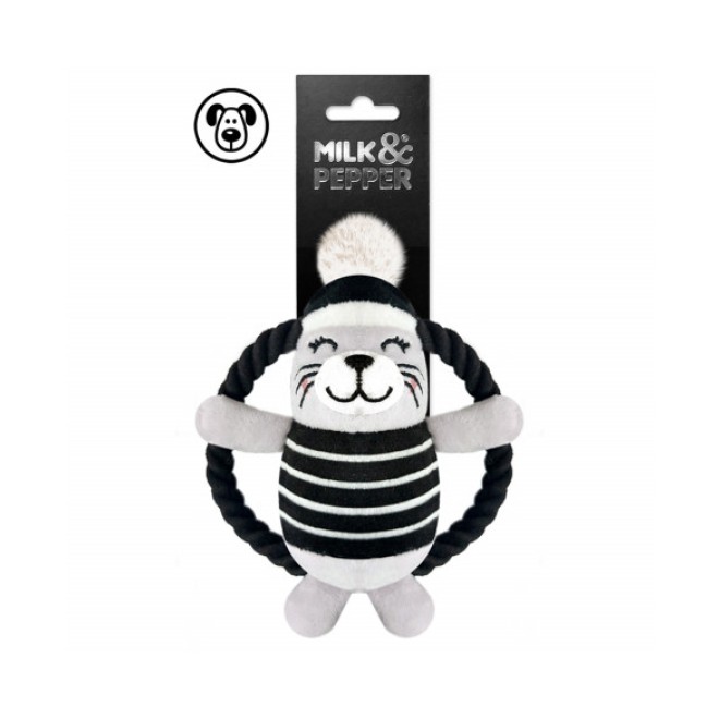 Milk & Pepper Tau-Hundespielzeug EDNA mit Pudelmütze