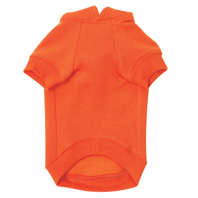 Basic Hundesweatshirt uni orange Größe XS, S