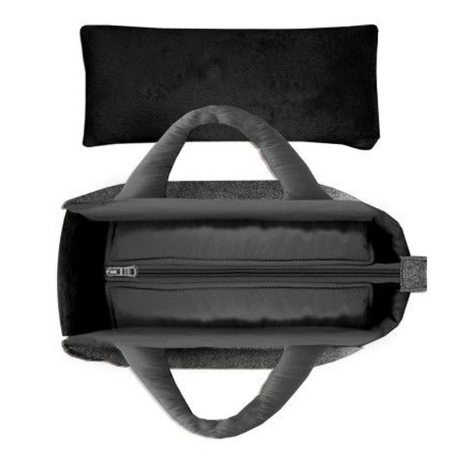 Ultraleichte Hundetasche CAPSULE black Milk & Pepper