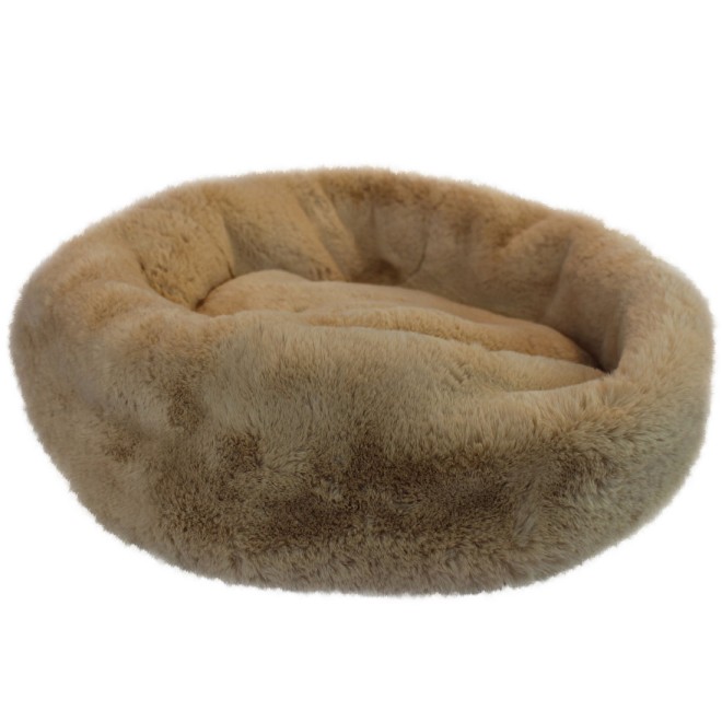 Fell-Hundetasche Luxury Dog creme 2 in 1 (Hundetasche & Hundebett)