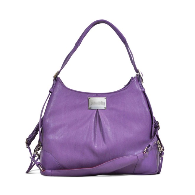 Leder-Hundetasche Roma flieder