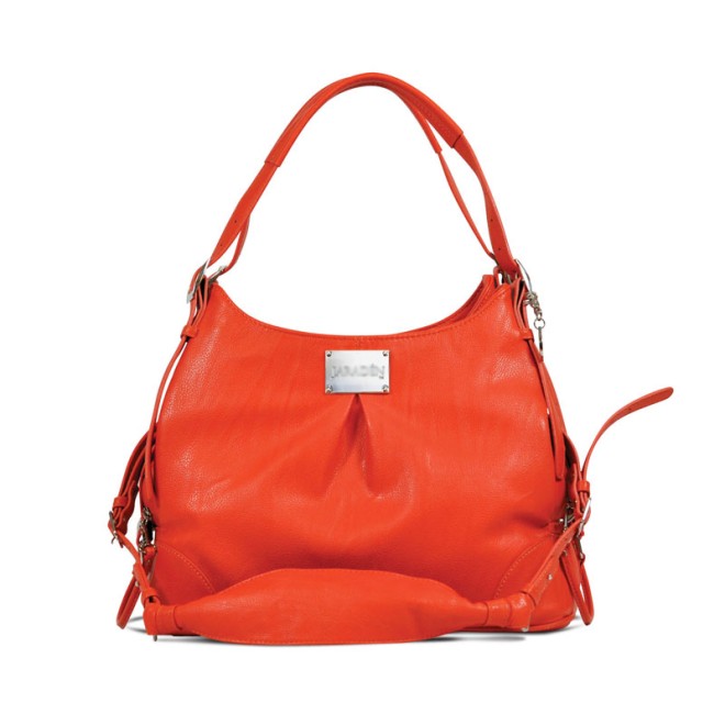 Hundetasche Roma tangerine aus Leder