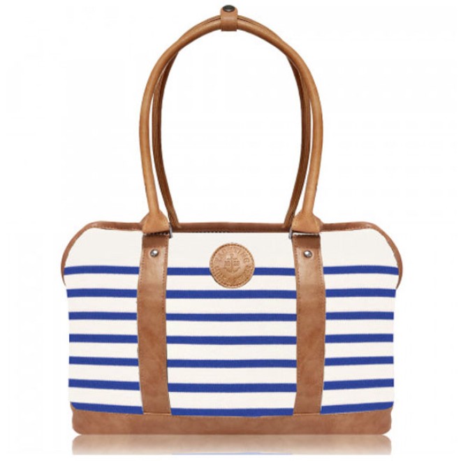 Milk & Pepper maritime Hundetasche ZAIG