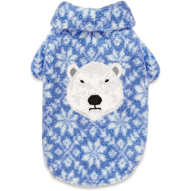 Warme Hundeweste Eisbär im Berber-Look Gr. S