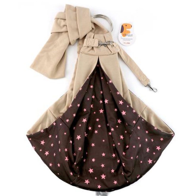 Seitentragetasche Pet Sling für Hunde sand