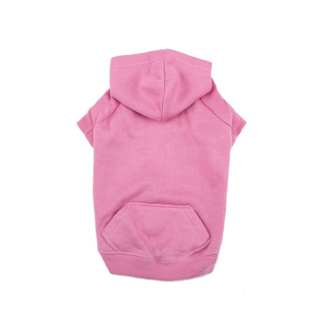 Kapuzensweater für Hunde rosa, Gr. XS