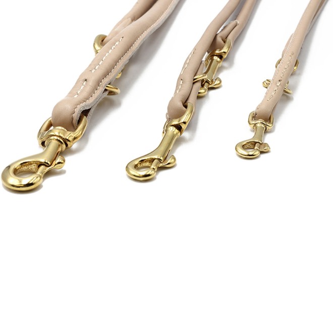 Rundleine Nappaleder elfenbein 120, 200 cm