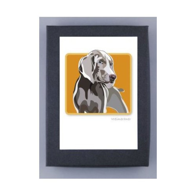 Grußkartenset Weimeraner