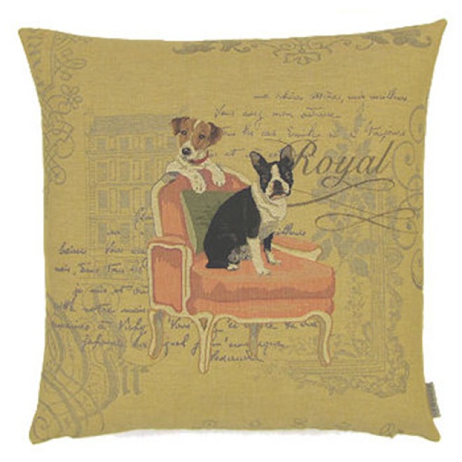 Kissenhülle Royal Dogs 45 x 45 cm