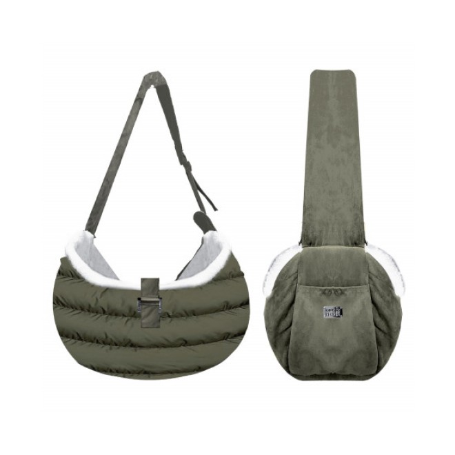 Milk & Pepper Sling-Hundetragetasche KONRAD khaki