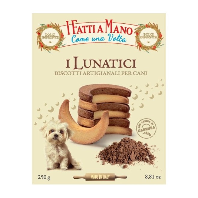 Hundekekse Lunatici mit Carob-Flour 250g