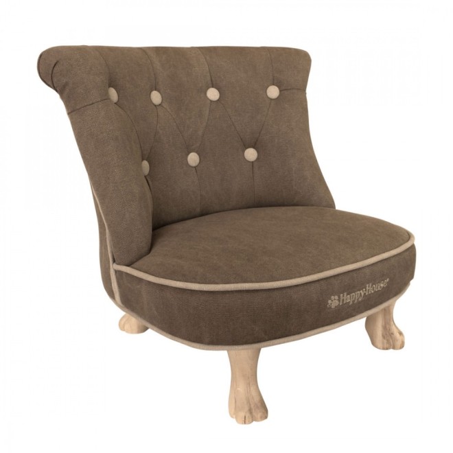 Luxus-Hundesessel taupe