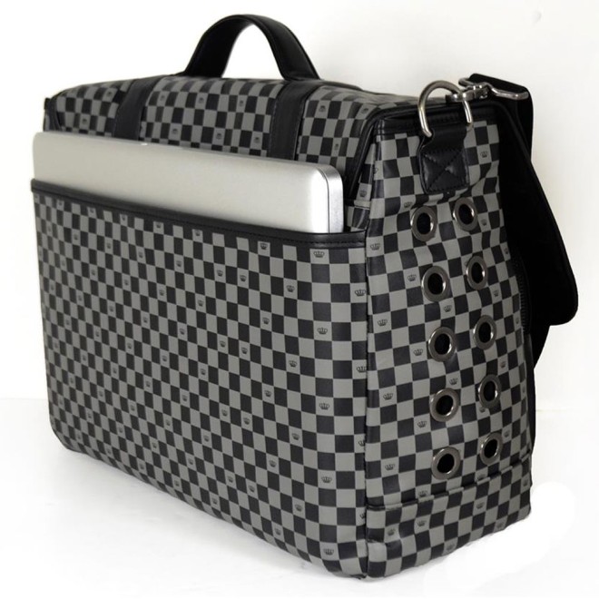 Luxus-Hundetasche Messenger Bag mit Laptop-Fach