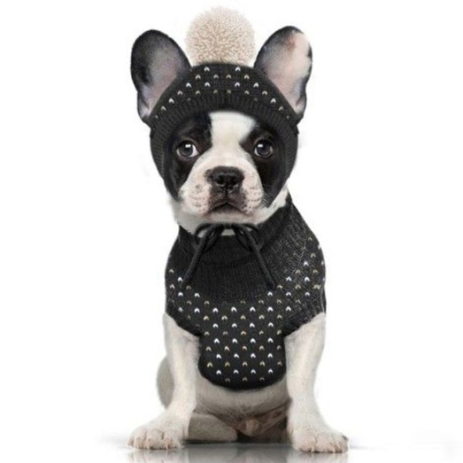 Milk & Pepper Strick-Hundepullover Kawaii kleine Rassen