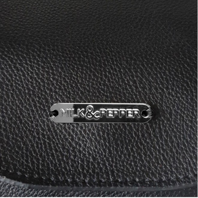Luxus-Hundetasche Eden Black Milk & Pepper