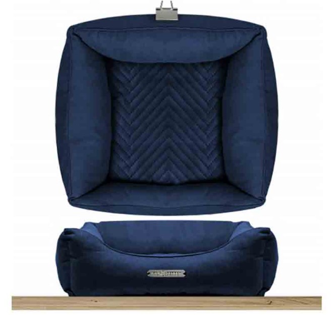 Milk & Pepper Hundesofa Saint Germain Night Blue 70 cm