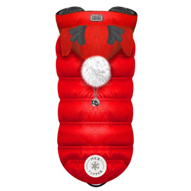 Milk & Pepper Hundejacke Sören Red für kleine Rassen