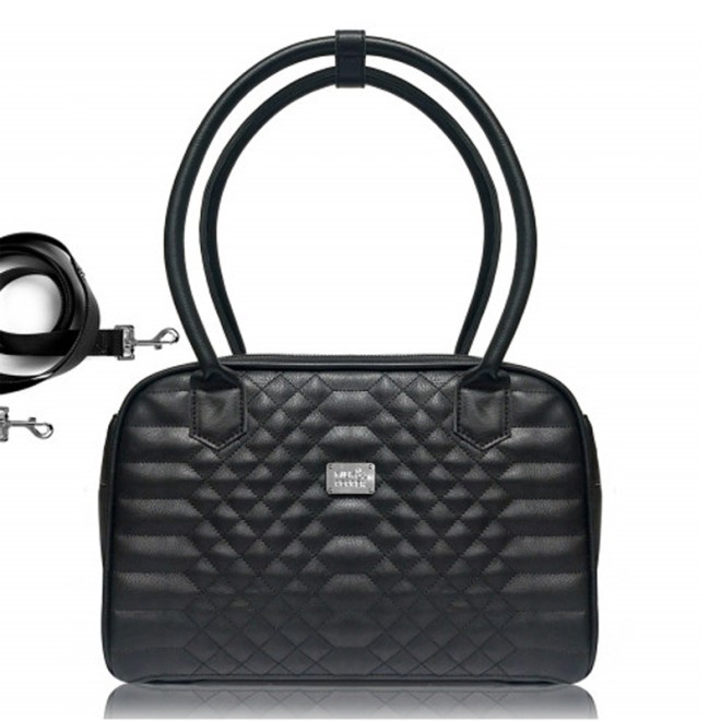 Milk & Pepper Luxus-Hundetasche Janis Black
