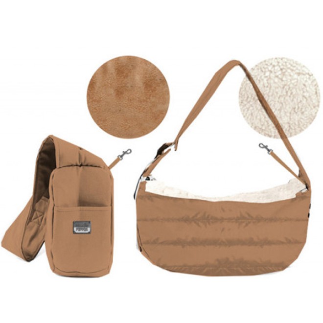 Milk & Pepper Hundetasche Rory camel