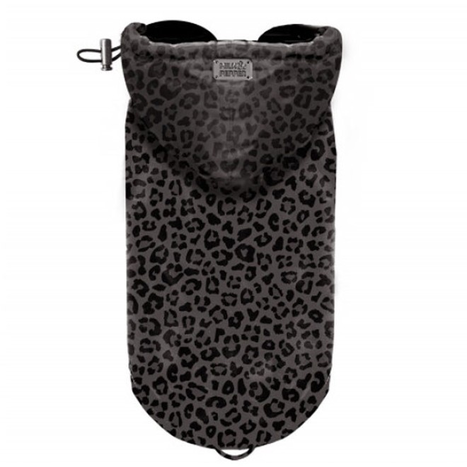 Milk & Pepper Hunderegenmantel SAVANA Leopard Black