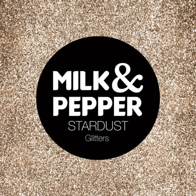 Milk & Pepper Katzenhalsband Stardust gold