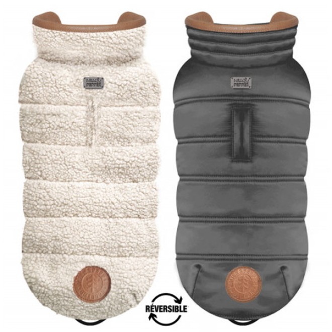 Milk & Pepper warmer Hundemantel KENAN zum Wenden Gr. 29