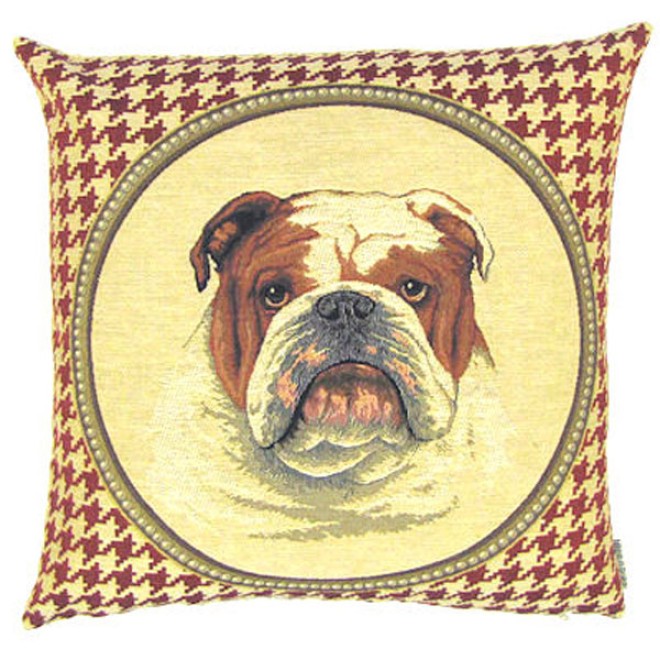 Mini-Kissenhülle Bulldogge 22 x 22 cm