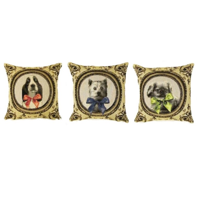 Mini-Kissenhüllen Westie, Pekinese, Cocker