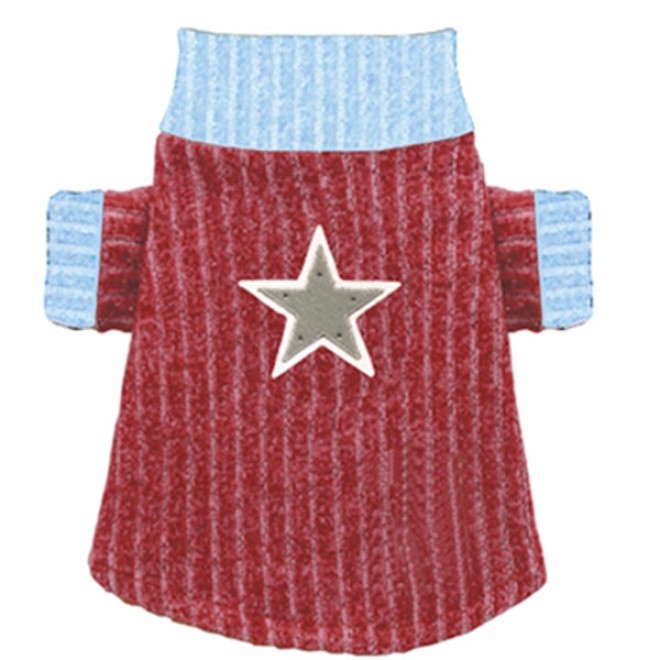 Rollkragen-Hundepulli STAR auch für Mops & Bully