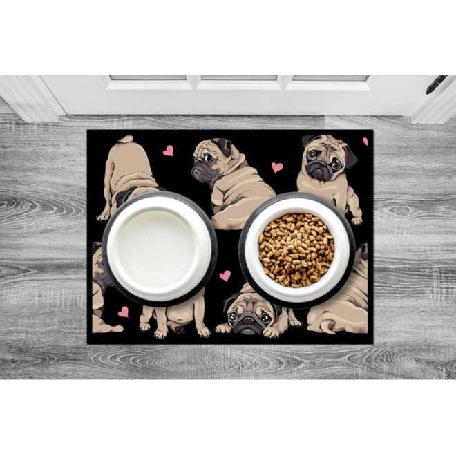 Napfunterlage MOPSLIEBE für Hunde